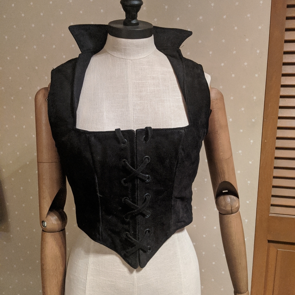 Leather Corset Bodice Bustier Renaissance Faire